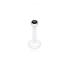 Bio Flexible Gem Ball Push-Fit Labret