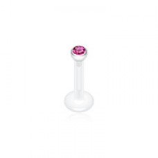 Bio Flexible Gem Ball Push-Fit Labret