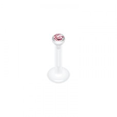 Bio Flexible Gem Ball Push-Fit Labret