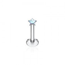Star Gem Top Internally Threaded Labret