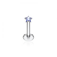 Star Gem Top Internally Threaded Labret