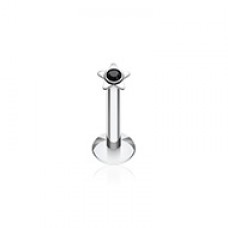 Sparkle Star Top Internally Threaded Labret