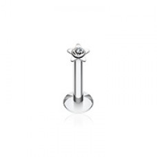 Sparkle Star Top Internally Threaded Labret