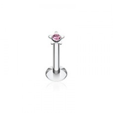 Sparkle Star Top Internally Threaded Labret