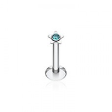 Sparkle Star Top Internally Threaded Labret