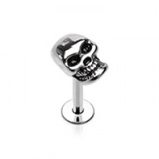 Skull Head Steel Labret