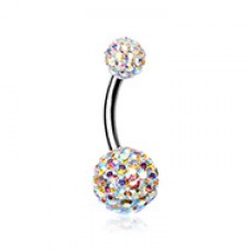 Classic Multi-Sprinkle Dot Belly Button Ring