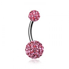 Classic Multi-Sprinkle Dot Belly Button Ring