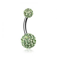 Classic Multi-Sprinkle Dot Belly Button Ring