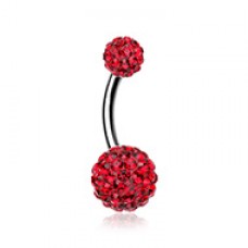 Classic Multi-Sprinkle Dot Belly Button Ring