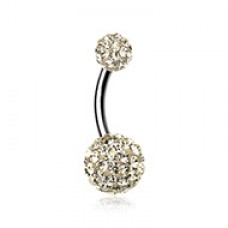 Classic Multi-Sprinkle Dot Belly Button Ring