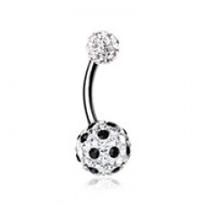 Polka Dot Multi-Sprinkle Dot Belly Button Ring