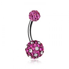 Polka Dot Multi-Sprinkle Dot Belly Button Ring