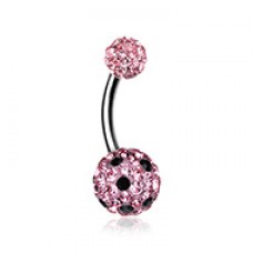 Polka Dot Multi-Sprinkle Dot Belly Button Ring