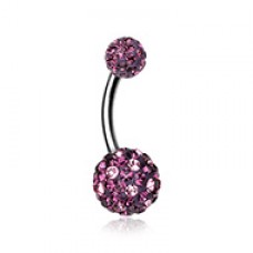 Polka Dot Multi-Sprinkle Dot Belly Button Ring