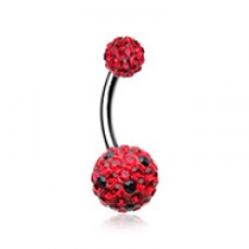 Polka Dot Multi-Sprinkle Dot Belly Button Ring