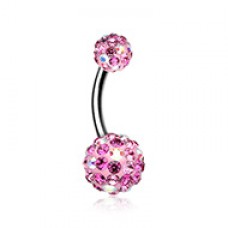 Retro Sprinkles Multi-Sprinkle Dot Sparkle Belly Button Ring