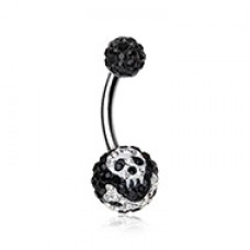 Treasured Pirate Multi-Sprinkle Dot Belly Button Ring