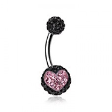 Heart's Delight Multi-Sprinkle Dot Belly Button Ring