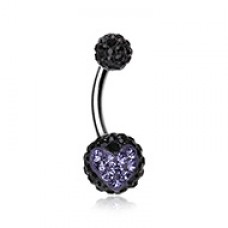 Heart's Delight Multi-Sprinkle Dot Belly Button Ring