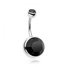 The Giant Sparkle Gem Ball Belly Button Ring