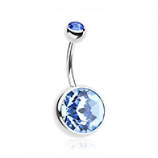 The Giant Sparkle Gem Ball Belly Button Ring