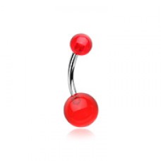 Basic Acrylic Ball Belly Button Ring