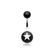 Nova Star Acrylic Belly Button Ring