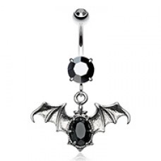 Blind as a Bat Belly Button Ring