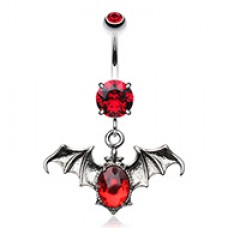 Blind as a Bat Belly Button Ring
