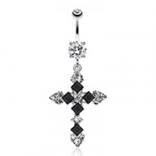 Cross My Heart Belly Button Ring