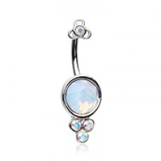 Crop Circles Ornate Belly Button Ring