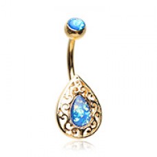 Golden Cleopatra Egyptian Belly Button Ring