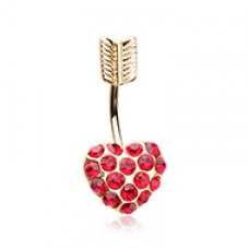 Follow Your Heart Belly Button Ring