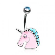 Stay Magical Unicorn Belly Button Ring