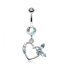 Butterfly Romance Belly Button Ring
