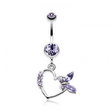 Butterfly Romance Belly Button Ring