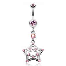 Dazzling Star Belly Button Ring