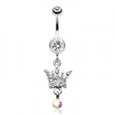 Queen Gem Belly Button Ring