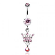 Queen Gem Belly Button Ring