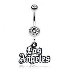 Los Angeles Insignia Belly Button Ring