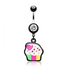 Sweet Tooth Cupcake Belly Button Ring