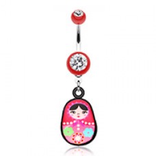 Nesting Doll Belly Button Ring