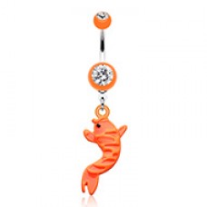 Koi Fish Belly Button Rings