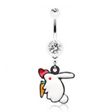 Love Bunny Belly Button Ring