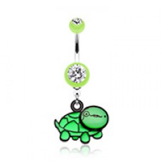 Sherlock Turtle Belly Button Ring