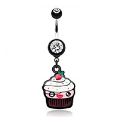 Betty Cupcake Belly Button Ring