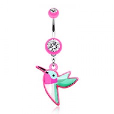 Hummingbird Belly Button Ring
