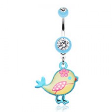 Sweet Tweet Birdie Belly Button Ring
