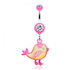 Sweet Tweet Birdie Belly Button Ring